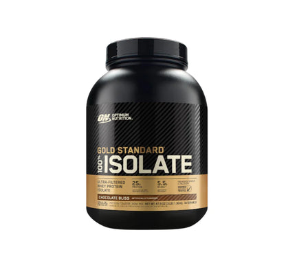 Optimum Nutrition Gold Standard 100% Isolate Whey Protein Powder – Chocolate Bliss, 3 lb (44 Servings)
