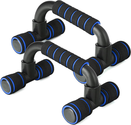 Push-Up Bars (2-Pack) – Non-Slip Parallettes with Foam Handles, Ergonomic Push-Up Handles for Strength Training, Calisthenics, Dips & Home Workouts