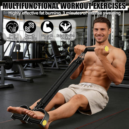 Pedal Resistance Band Trainer – Adjustable Resistance Pull Rope for Abs, Arms, Legs & Home Workouts