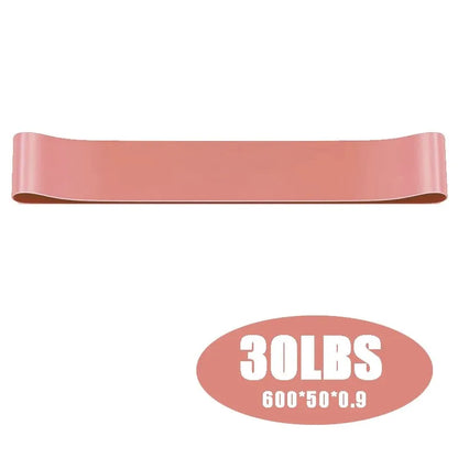 Five-Piece Yoga Elastic Resistance Band Set for Fitness and Hip Training